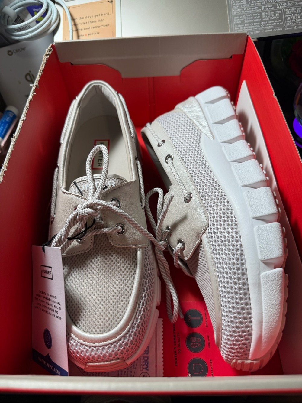 Hunter Sasa Women's Boat Shoes Grey Casual
Slip-On Loafers Size 9.5